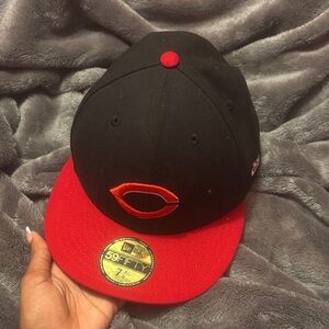 Black and Red Baseball Cap